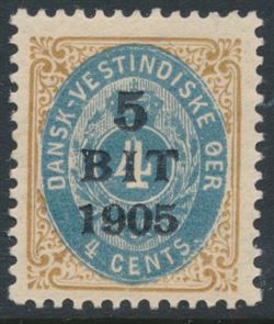 Danish West Indies 1905