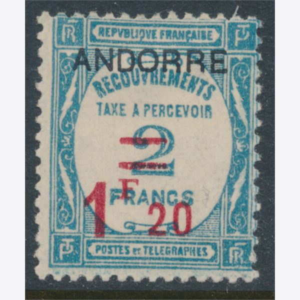 Andorra, Fransk 1932