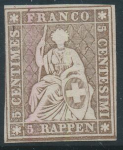 Switzerland 1857-62