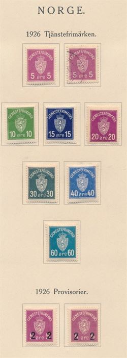 Norway 1925-56