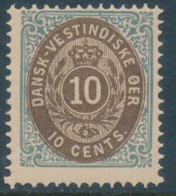 Danish West Indies 1876