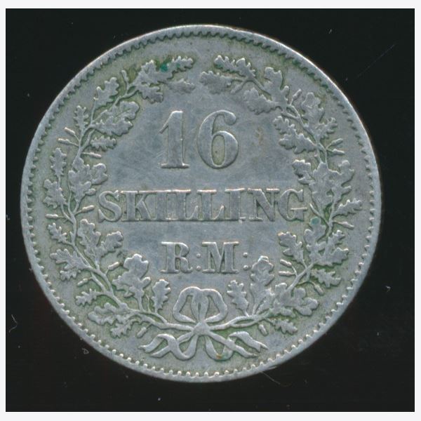 Mønter 1858