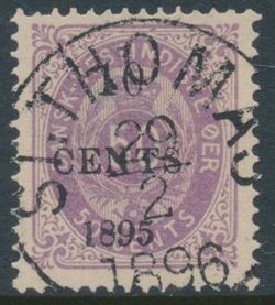 Danish West Indies 1895