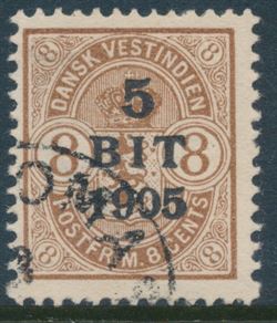 Danish West Indies 1905