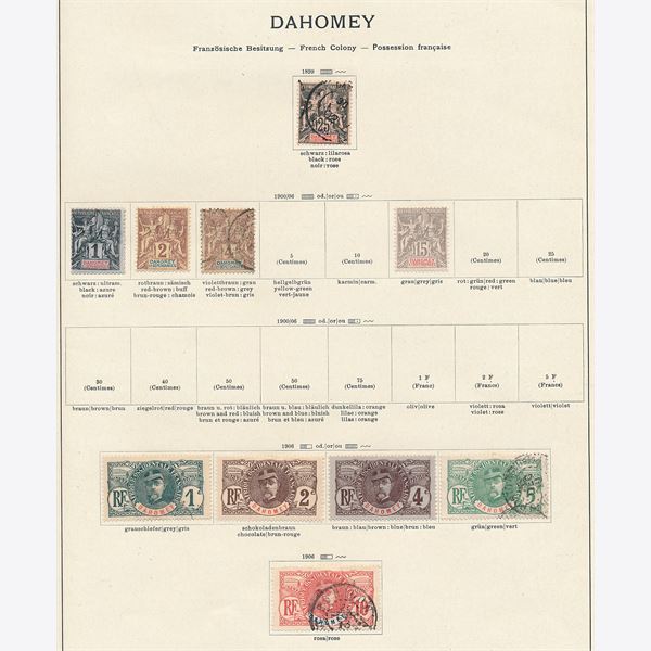 French Colonies 1899-1922